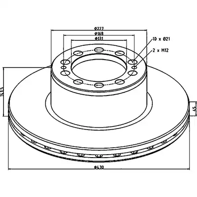 Disco per freno KNORR Actros MP III, Knorr_1