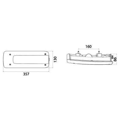 Fanale posteriore LED destro c. cicalino per VOLVO_2