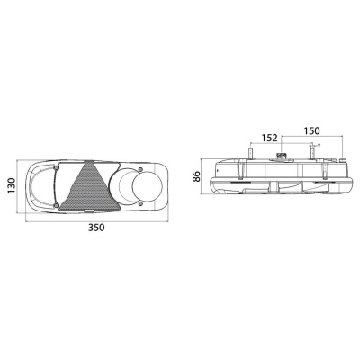 Fanale posteriore Sinistro, luce targa e PG13_2