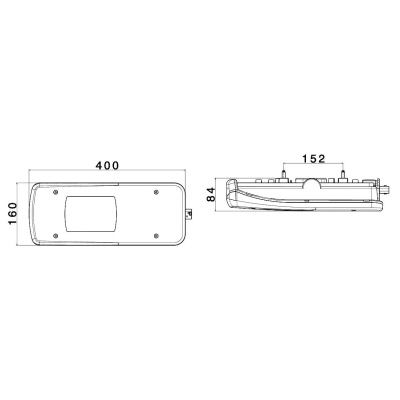 Fanale post. LED Destro, cicalino, HDSCS 8 pin_3