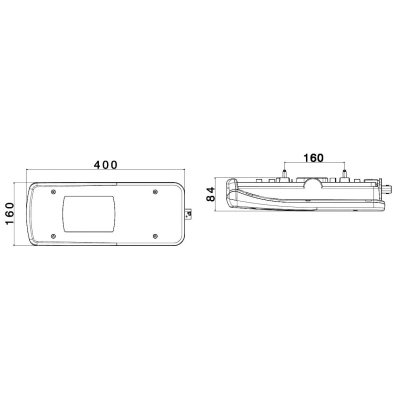 LED Heckleuchte Rechts, AMP 1.5 7-polig MERCEDES_2