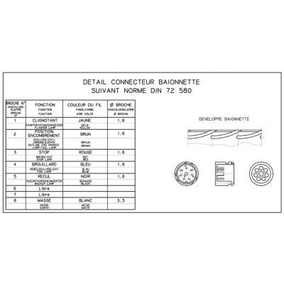 Heckleuchte Links/Rechts mit DIN 8-polig _2