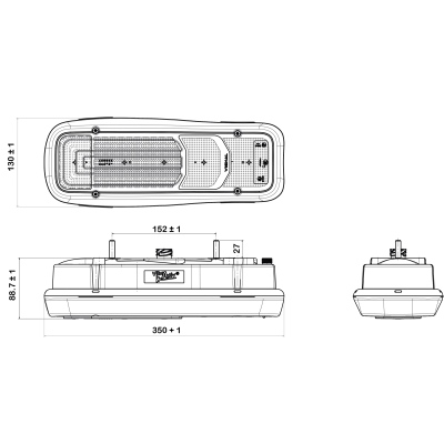 Fanale sinistro 12V per Iveco Daily_1