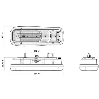 Fanale sinistro 12V per Iveco Daily_1