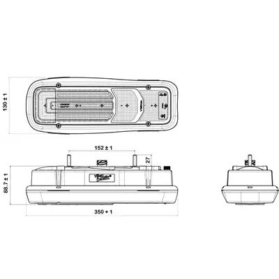 Fanale destro 12V per Iveco Daily_1