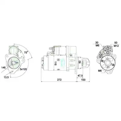 Anlasser für Mercedes PRESTOLITE 24V 7.5kW_4