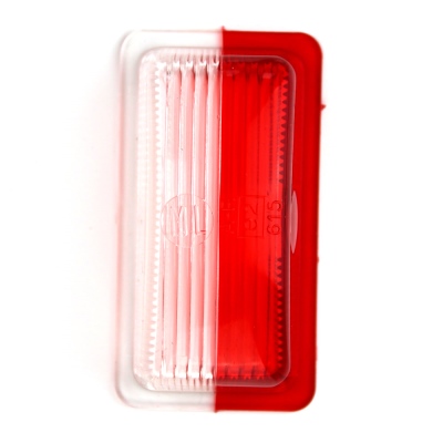 Verre de rechange rouge/blanc pour feu ML_1