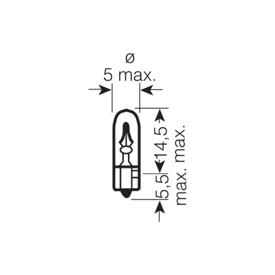 Lampadina 24V 1W OSRAM_1