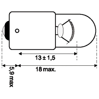 Glühlampe 12V 3W OSRAM_1