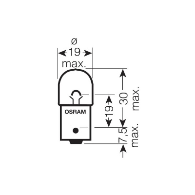 Glühlampe 12V 5W OSRAM_1