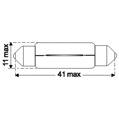 Ampoule 24V 5W soffite OSRAM_1