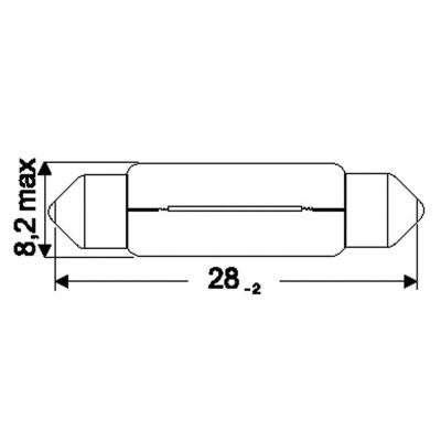 Ampoule 12V 3W soffite OSRAM_1