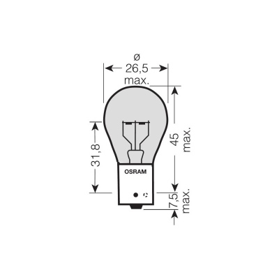 Ampoule 24V 21W orange Truckstar Pro OSRAM_1