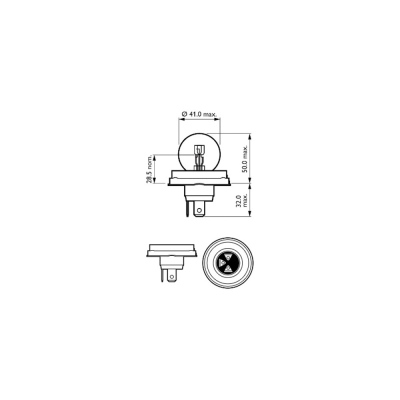 Lampadina 12V 45/40W OSRAM_1