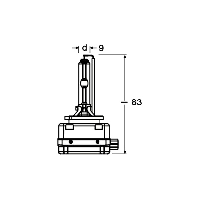 Lampadina Xenon, D3S PK32d-5, 35 Watt OSRAM_1