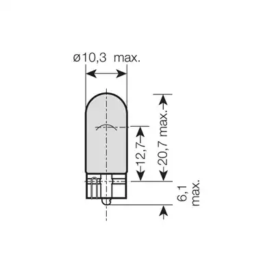 Ampoule 12V 5W Cool Blue Intense OSRAM_1