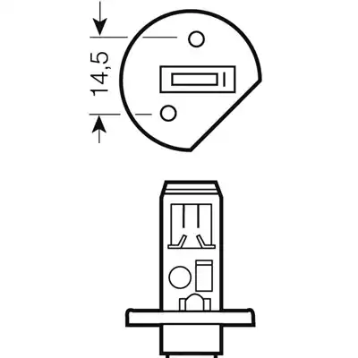 Ampoule 12V 55W H1 OSRAM_1