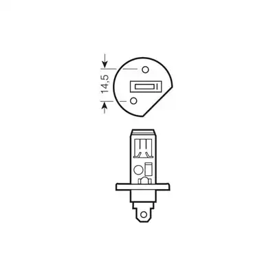 Glühlampe H1 24V 70W Truckstar Pro OSRAM_1