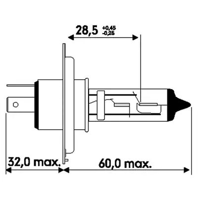 Ampoule 24V 75/70W H4 OSRAM_1