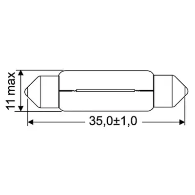 Ampoule 12V 10W soffite OSRAM_1
