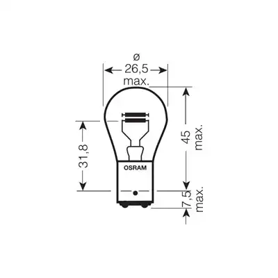 Glühlampe 12V 21/5W OSRAM_1