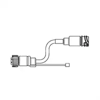 Rallonge AMP 1.5 - 7 voies+câble plat 500mm/3000mm
