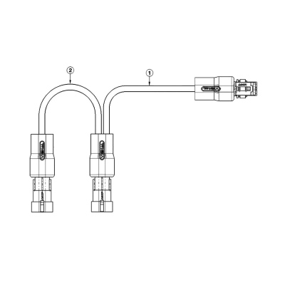 Cable de raccordement superseal 2 voies_0