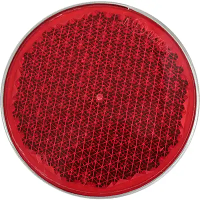Catadiottro  Ø80mm rosso_0