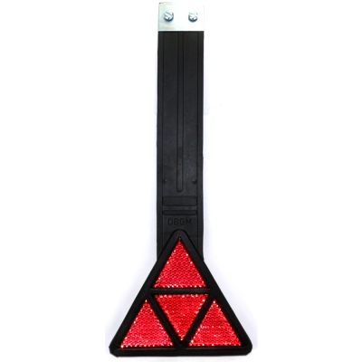 Catadioptre rouge pendule triangulaire 150x150mm_0