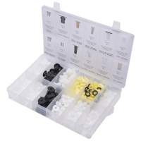 Assortimento di dadi di sicurezza in plastica