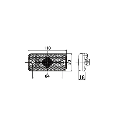 Side marker LED 12V ambra Renault Trucks_1