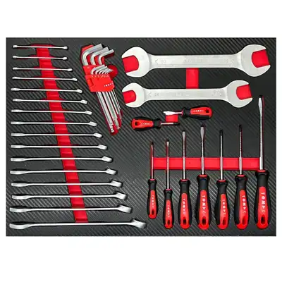 Carrello utensili 283 pz. 7 cassetti TOMAC_2