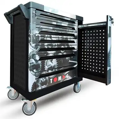 Carrello utensili 283 pz. 7 cassetti TOMAC_5