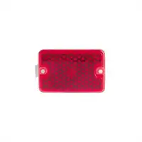 Catadiottro rosso 91 x 61mm autocollante
