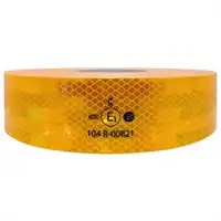 Bande autocollante réfléchissant jaune 12.5mx50mm