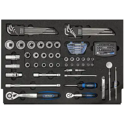 Assortiment cliquets + embouts, 97 pièces_0