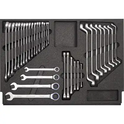 Kit pour servante d'atelier, clés plates, 35 p._0