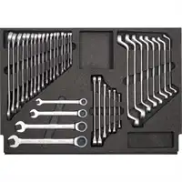 Kit pour servante d'atelier, clés plates, 35 p.