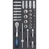 Set clé à douille, 33 pièces