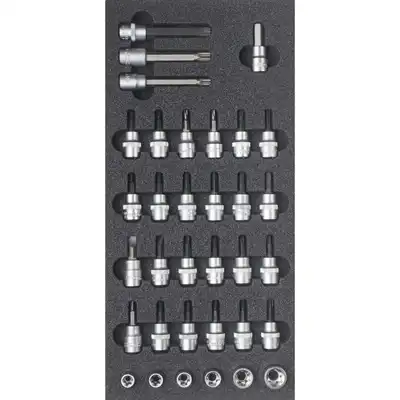 Assortiment  de douilles mâles, 34 pièces_0