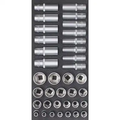 Set clé à douille, 36 pièces_0