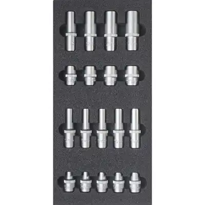 Assortiment Clé à douille, empreinte E, 18 pièces_0