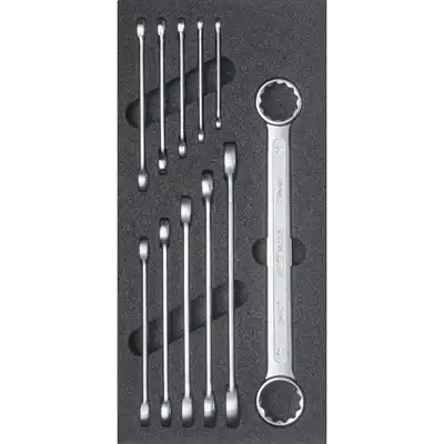 Assortiment clés polygonales doubles, 12 pièces_0