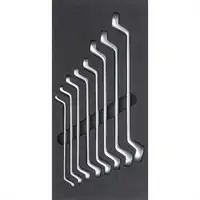 Assortiment clés polygonales doubles, 8 pièces