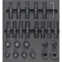 Assortiment  embouts mâles Impact, 25 pièces