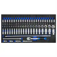 Assortiment de chariots d'atelier, 1/2“, 95 pièces