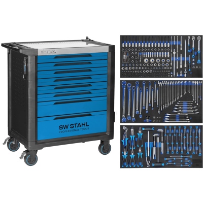 Profi-Werkstattwagen TT802, blau, 304-teilig_0