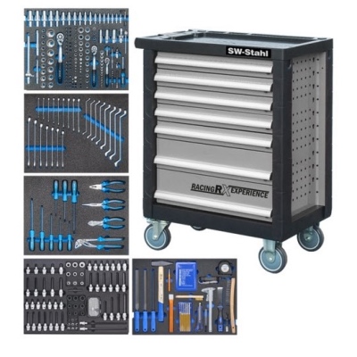 Werkstattwagen - 7 Schubladen, 5 bestückt_0
