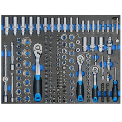 Chariot d’atelier prof. TT401, noir, 347 pièces_5