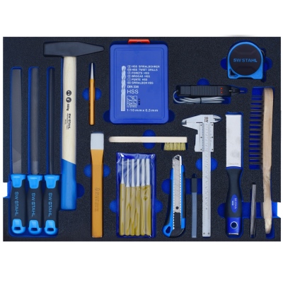 Chariot d’atelier prof. TT401, noir, 347 pièces_8